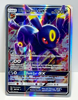 2017 Pokemon Sun & Moon Umbreon Holo #80/149 - Image 1
