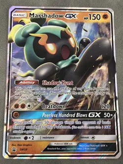 Pokemon TCG Marshadow GX SM59 Sm Holo LP/MP - Image 1