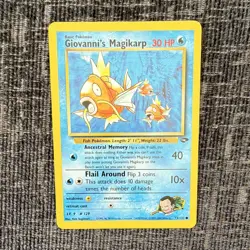 Pokemon TCG Giovanni's Magikarp Gym Challenge Common 73/132 1999 Excellent - Image 1