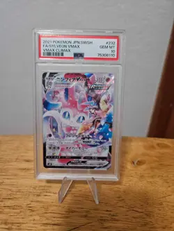 2021 Pokemon JPN.SWSH FA/SYLVEON VMAX PSA 10 JAPANESE - Image 1