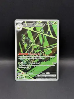 Team Rocket’s Spidops 187/182 IR Destined Rivals ILLUSTRATION RARE HOLO Pokemon - Image 1