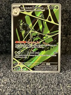 The Pokemon Company Team Rocket's Spidops 187/182 SV10 IR Holo EN 2025 - Image 1