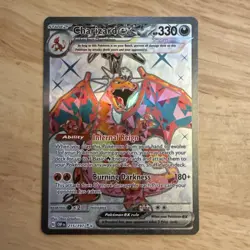 Pokemon TCG Sv03: Obsidian Flames Charizard EX Ultra Rare Holo English 215/197 - Image 1