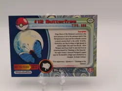 1999 Topps Pokemon #12 Butterfree (TV Animation Series 1) Black Logo - Image 2