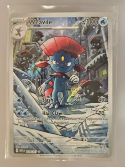 Pokemon TCG : Mega Evolutions Ascended Heroes #228/217 Weavile Illustration Rare - Image 1