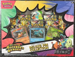 Pokemon TCG Mega Evolution Ascended Heroes First Partners Deluxe Pin Collection - Image 1