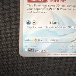 Pokemon Dewgong 097/094 PFL Holo Rare Stage 1 130HP Eng - Image 5