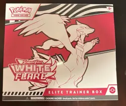Pokemon TCG White Flare Elite Trainer Box ETB/Factory Sealed/Ships Fast! - Image 1