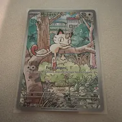 Pokemon TCG Meowth 106/094 Phantasmal Flames - NM - Image 1