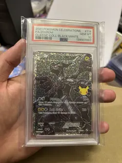 Pokemon 2021 Zekrom 114 Full Art Classic Collection Celebrations GEM MINT PSA 10 - Image 1