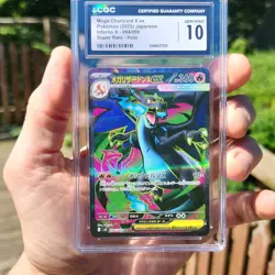 The Pokemon Company CGC 10 Mega Charizard X ex 094/080 SR Holo JP 2025 - Image 1