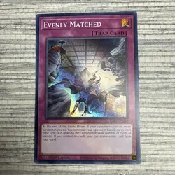 Yu-Gi-Oh! Evenly Matched SDBT-EN038 - Super Rare - 1st Edition - LP - Image 1