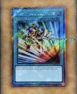 Yugioh Emergency Teleport RA02-EN053 Platinum Secret Rare 1st Ed NM - Image 1