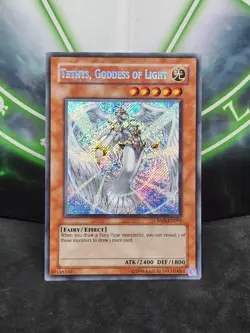 Yugioh Tethys, Goddess of Light CRMS-EN095 Secret Rare LP - Image 1