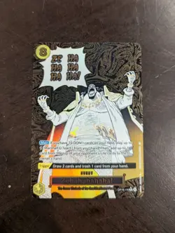 Zehahahahaha! (Alternate Art) OP16-116 One Piece Card Game The Time of Battle - Image 1