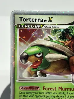 Pokemon TCG Torterra LV.X 122/130 Diamond and Pearl Ultra Rare DMG - Image 2