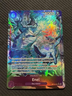 ONE PIECE Adventure on Kami's Island - ENEL SR (ALT ART) OP15-060 ENGLISH CCG - Image 1