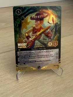 Woody - Jungle Guide 54/P3 Set Champ Promo Enchanted Foil Wilds Unknown Lorcana - Image 1