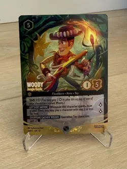 Woody - Jungle Guide 54/P3 Set Champ Promo Enchanted Foil Wilds Unknown Lorcana - Image 2