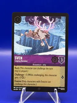 Disney Lorcana Winterspell Sven Leaping Reindeer #60 Foil Super Rare - Image 1