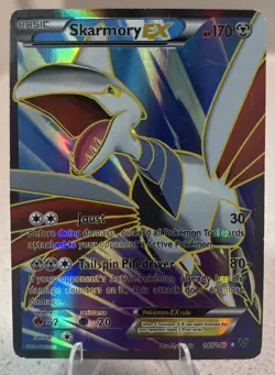 Pokemon Skarmory EX Full Art Ultra Rare Holo XY 145/146 English Card - Image 1