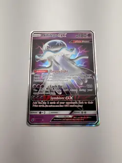 Pokemon TCG Nihilego GX Ultra Rare Card 49/111 Crimson Invasion - Image 1