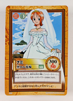 Nami, Unwanted Bride - C337 - One Piece Carddass Hyper Battle card (2001 Japan) - Image 1