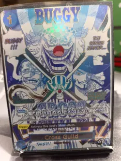Bandai One Piece Card Game OP09-057 Cross Guild R Foil Alt Art Event EN - Image 1