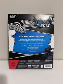 Pokemon Trading Card Game Scarlet & Violet Black Bolt Binder Collection SEALED - Image 2