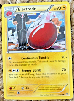Pokemon TCG Electrode XY Roaring Skies 22/108 Regular Uncommon Card LP-NM - Image 1
