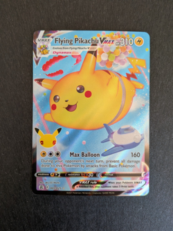 Flying Pikachu VMAX 25th 007/025 Celebrations Full Art Holo Pokemon Card NM - Image 1