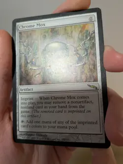 1x Chrome Mox Mirrodin Regular MTG Card Magic: The Gathering MP - Image 2