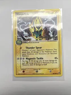 💥Pokemon Manectric Prerelease Stamp Promo EX Deoxys 38/107 -MINT FRESH 💥 - Image 3