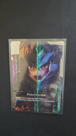 Fatal Strike Alternate Art Foil - ST05-014 SP C+ - Gundam TCG Card Game Alt - Image 1