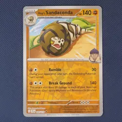 Hop's Sandaconda 087/159 - JT - Uncommon Reverse Holo Pokemon Card - NM - Image 1