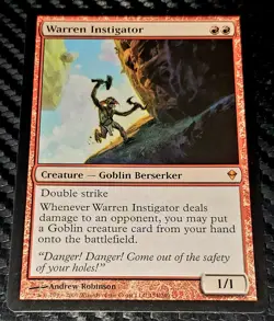 Magic The Gathering Zendikar Warren Instigator #154/249 MTG TCG CCG - Image 1