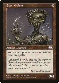 Steel Golem Weatherlight HP MTG - Image 1