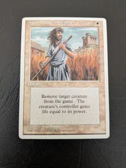 Swords to Plowshares MTG Alternate Alt 4th Edition. Near Mint Condition NM! - Image 1
