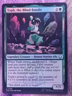 Toph, the Blind Bandit 198 Avatar: Magic: The Gathering Foil NM - Image 1