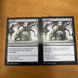 Exhume x2 - MTG - NM - Image 1