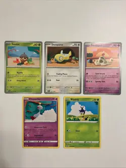 Pokemon Illustrator Asako Ito - Crochet Pokemon Art - 5 NM Cards - Image 1