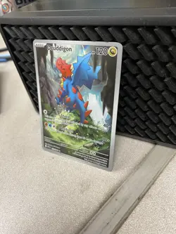Pokemon TCG Druddigon 151/086 Illustration Rare White Flare - Image 2