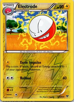 Electrode 45/146 Uncommon XY Pokemon Reverse Holo NM - Image 1