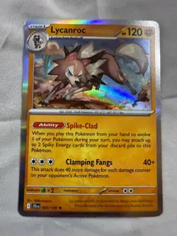 Lycanroc 85/198 Holo Rare Journey Together Pokemon TCG - Image 1