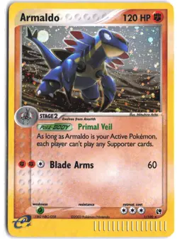 Armaldo 1/100 Holo Rare Sandstorm Pokemon - Image 1