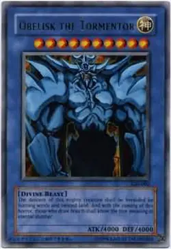 1x (HP) Obelisk the Tormentor - GBI-002 - Ultra Rare - Unlimited Edition YuGiOh - Image 1