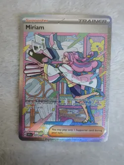 The Pokemon Company Pokemon TCG Miriam 251/198 SV01 Full Art Holo Secret Rare - Image 1