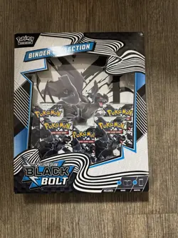 Pokemon TCG Scarlet & Violet Black Bolt Binder Collection Sealed - Image 1