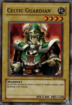 Celtic Guardian - Super Rare LOB-E005 - MP - YuGiOh - Image 1