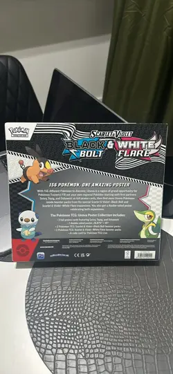 Pokemon TCG Unova Poster Collection Black Bolt White Flare - Image 2